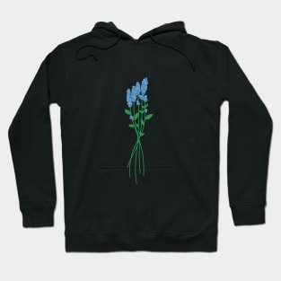 Blue Delphinium Hoodie